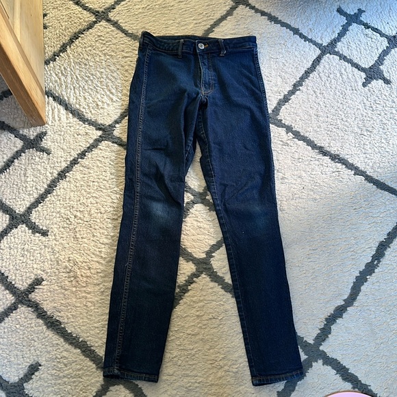 H&M Denim - H&M &Denim Skinny High Waist Ankle Length Jeans. No front pockets; well loved